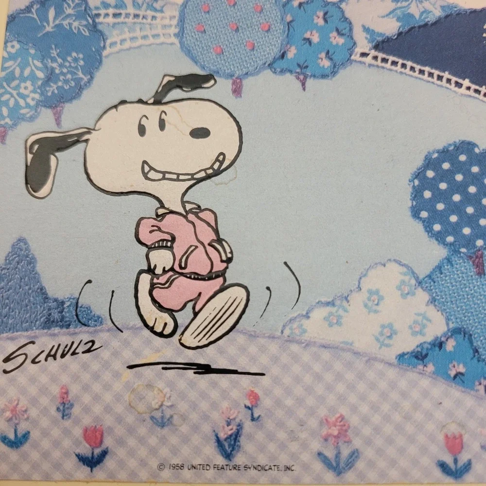 Hallmark Snoopy Wall Plaque Vintage Peanuts Staying Young Quote DE1078